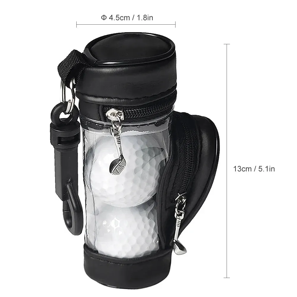 3 Golf Balls 3 Tees PVC Storage Bag Case Holder Pouch Bag Goft Training Ball for Goft Supplies Accessories 골프용품