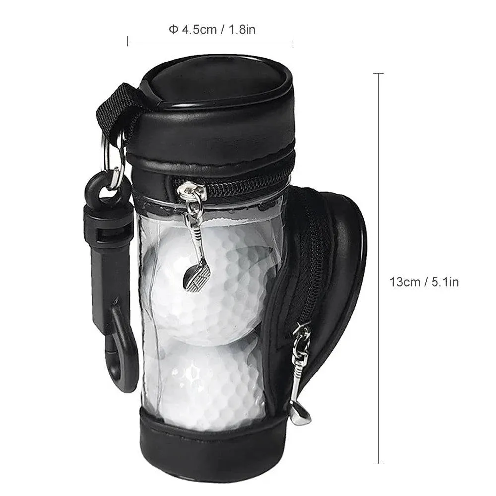 3 Golf Balls 3 Tees PVC Storage Bag Case Holder Pouch Bag Goft Training Ball for Goft Supplies Accessories 골프용품