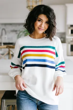 Bright Lines Sweater