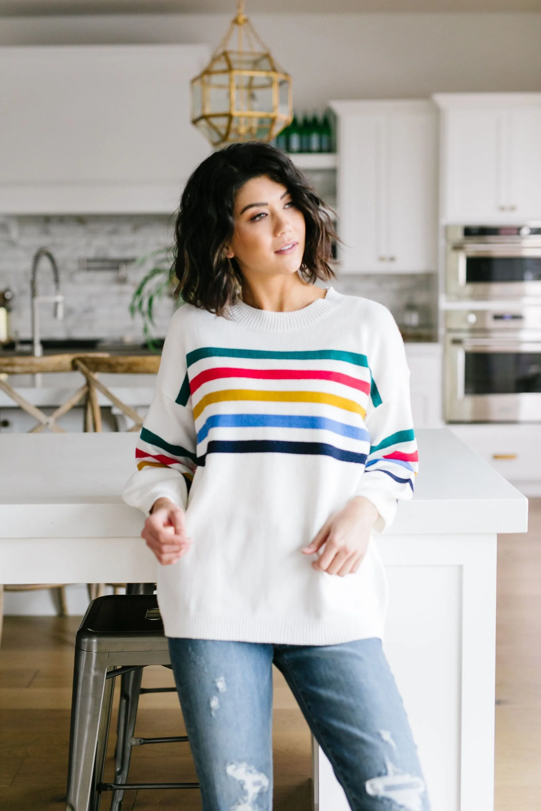 Bright Lines Sweater