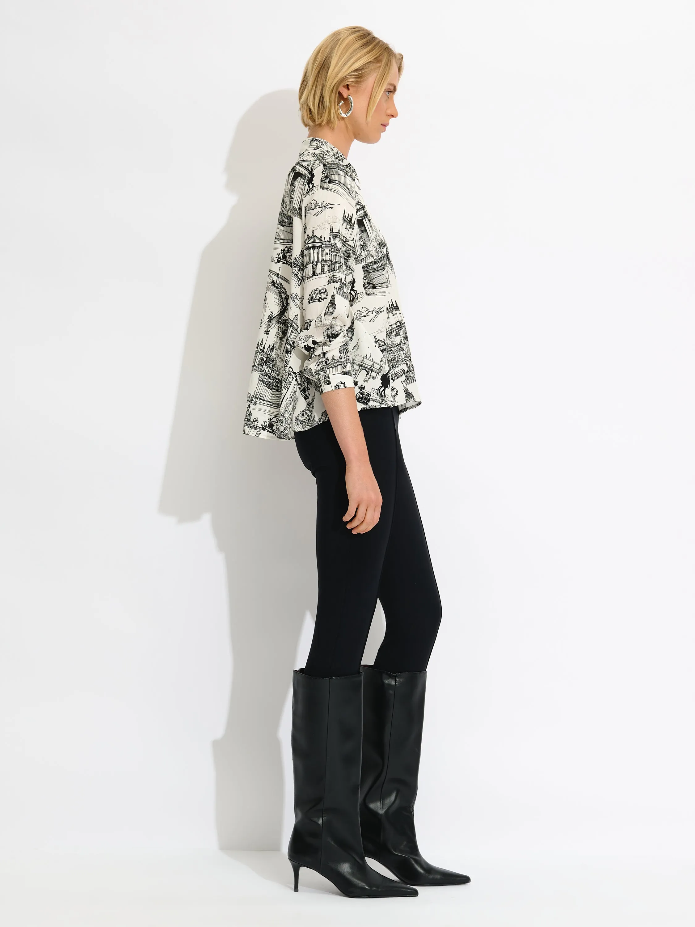 City Print Blouse