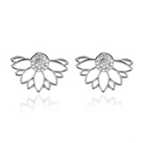 ClaudiaG Collection Crystal Earrings - Silver