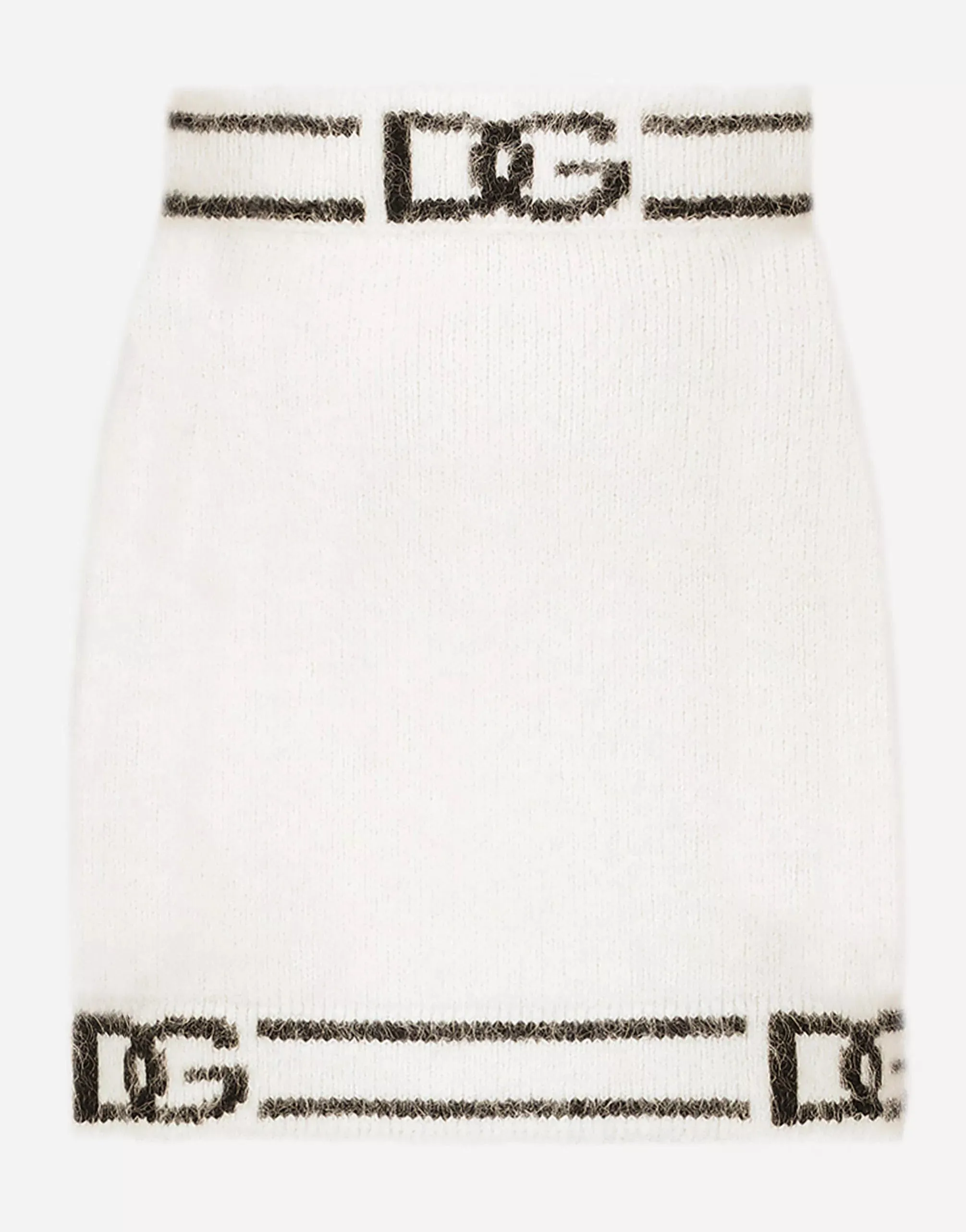 DG Intarsia Knit Miniskirt