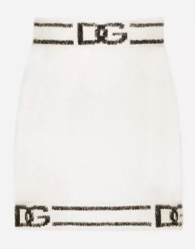 DG Intarsia Knit Miniskirt