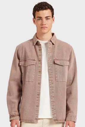 Essential Overshirt in Rose Tan