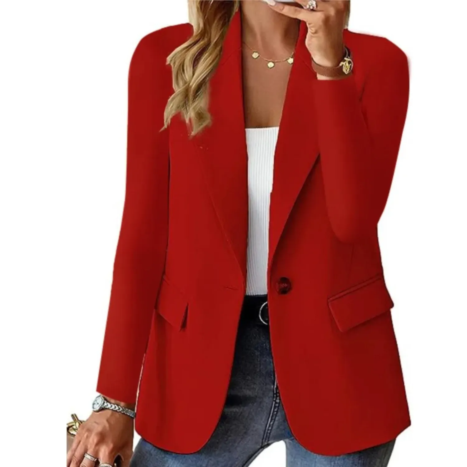 Gemma | Sophisticated Long Sleeve Blazer