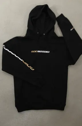 Gold Blooded RPM (Men's Black/White/Gold Hoody)