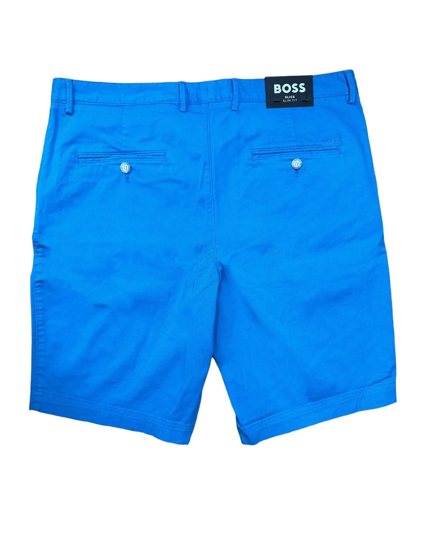 Hugo Boss Men Shorts Slim Fit Bright Blue EU 54/ 38 SALE