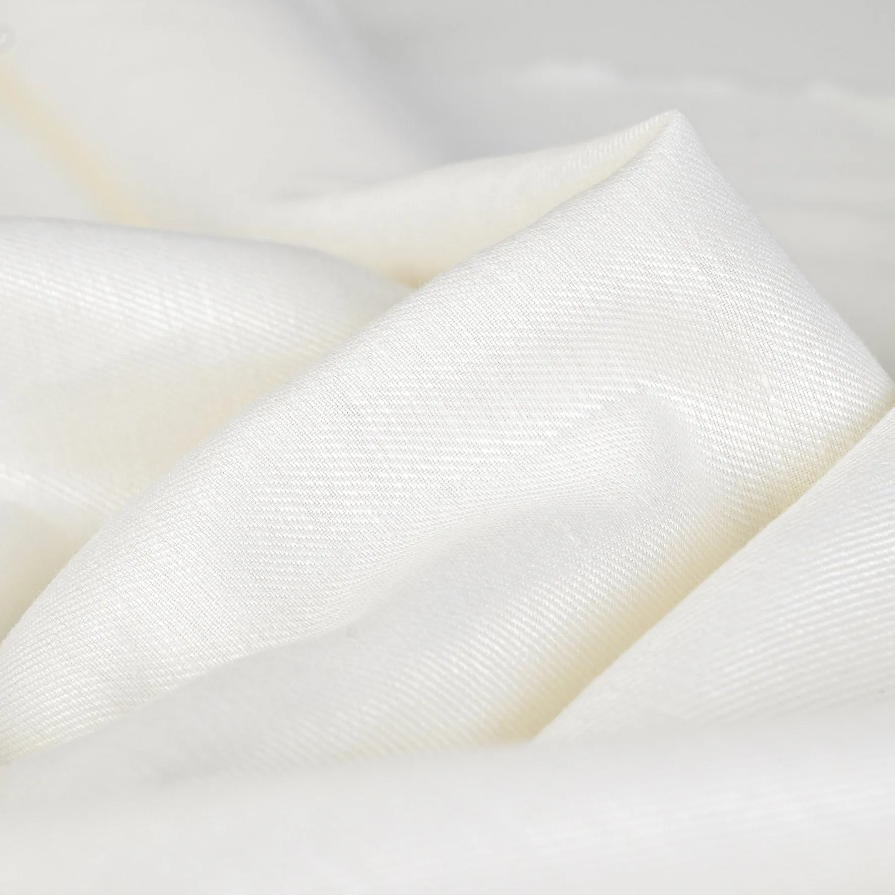 Ivory Linen Blend Fabric 97758