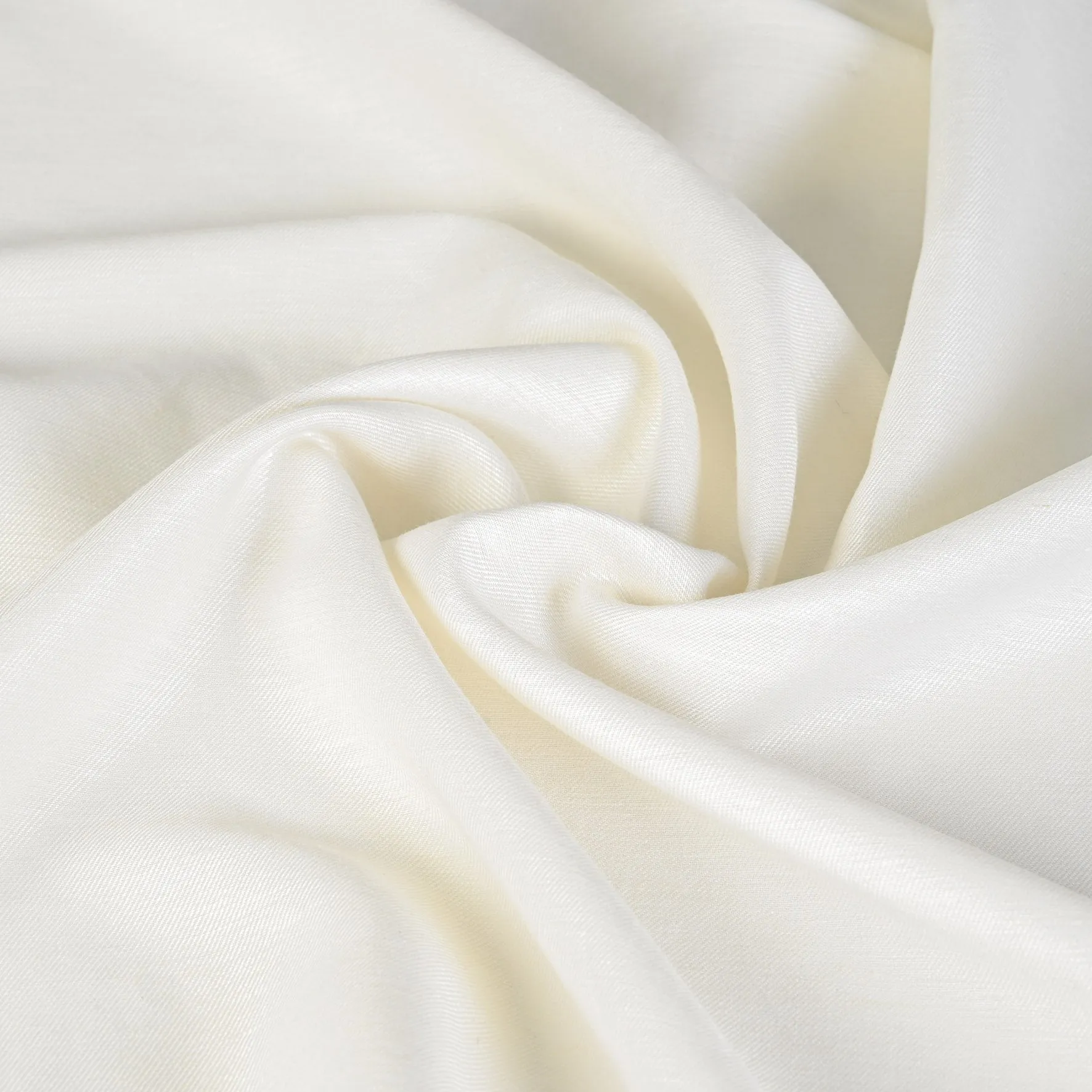 Ivory Linen Blend Fabric 97758