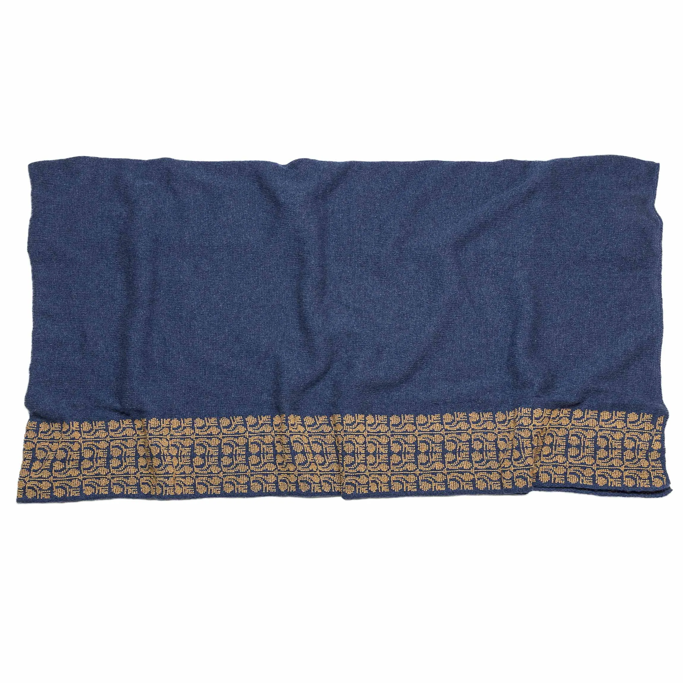 NOTTE BLUE CASHMERE SHAWL