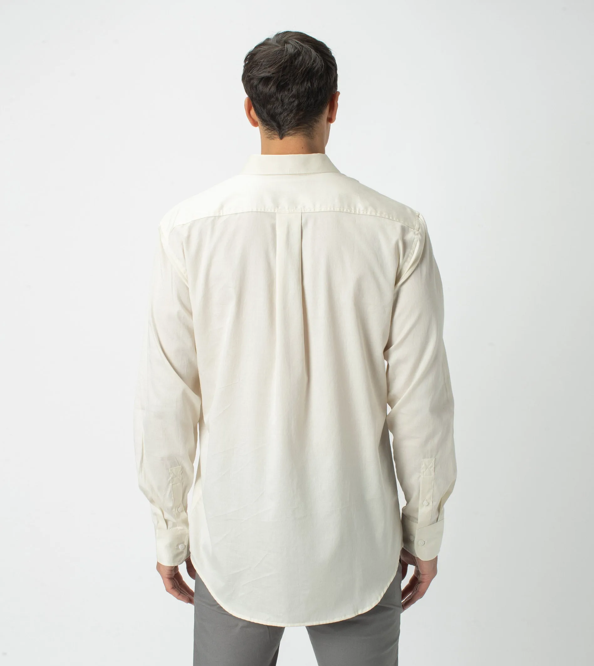 Panel LS Shirt Milk