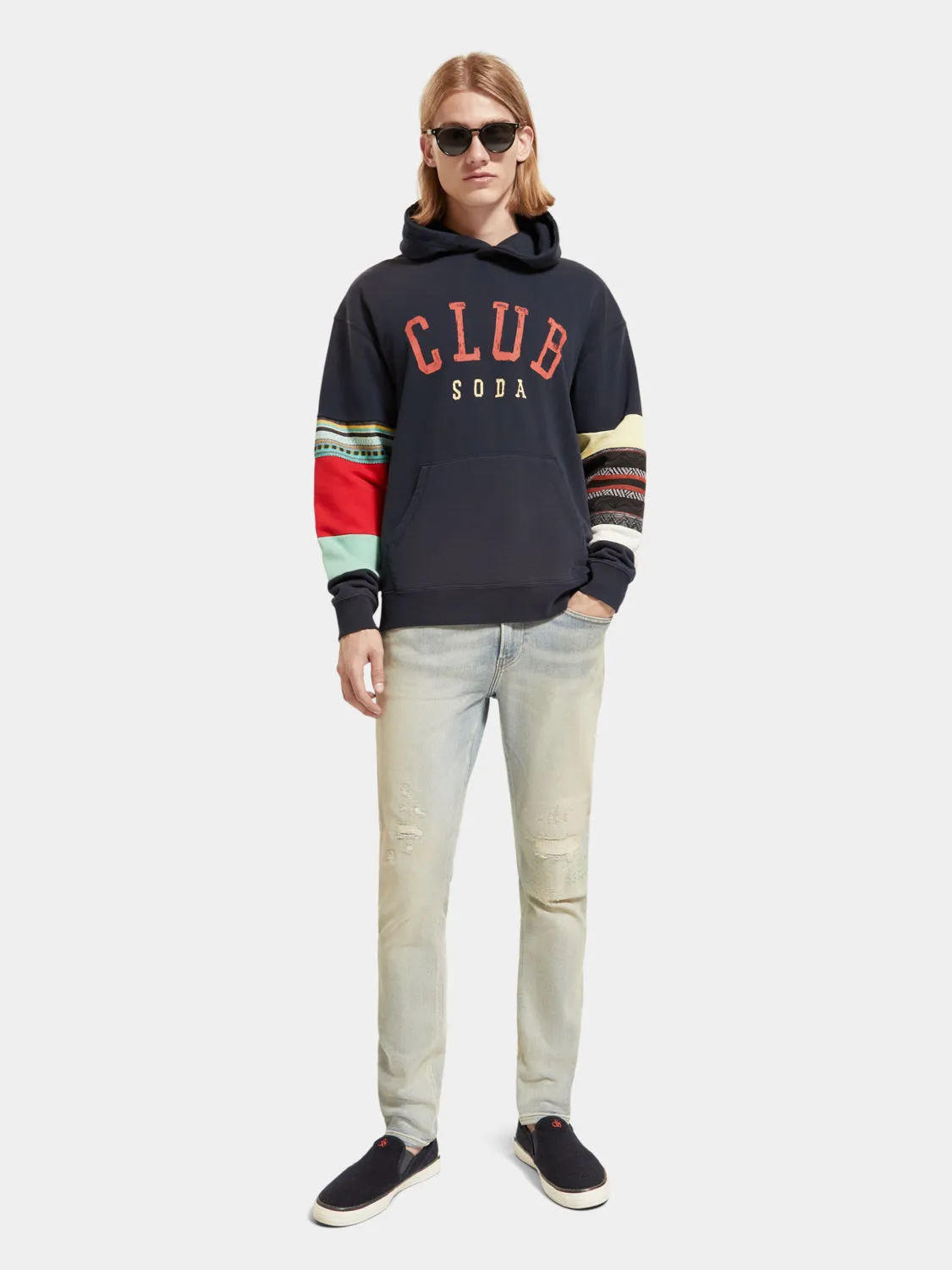 Relaxed-fit Club Soda hoodie