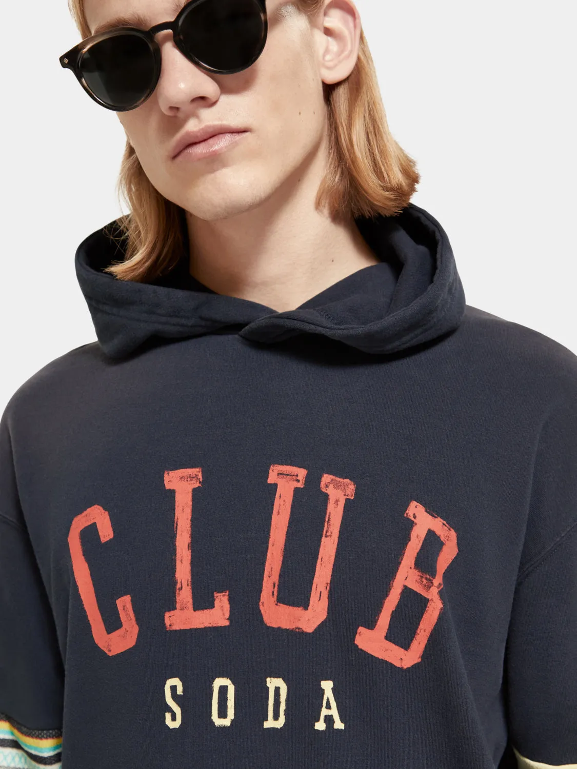 Relaxed-fit Club Soda hoodie