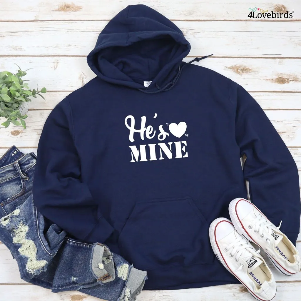 She's Mine, He's Mine - Adorable Matching Outfits Set for Couples, Perfect Valentine's Gift