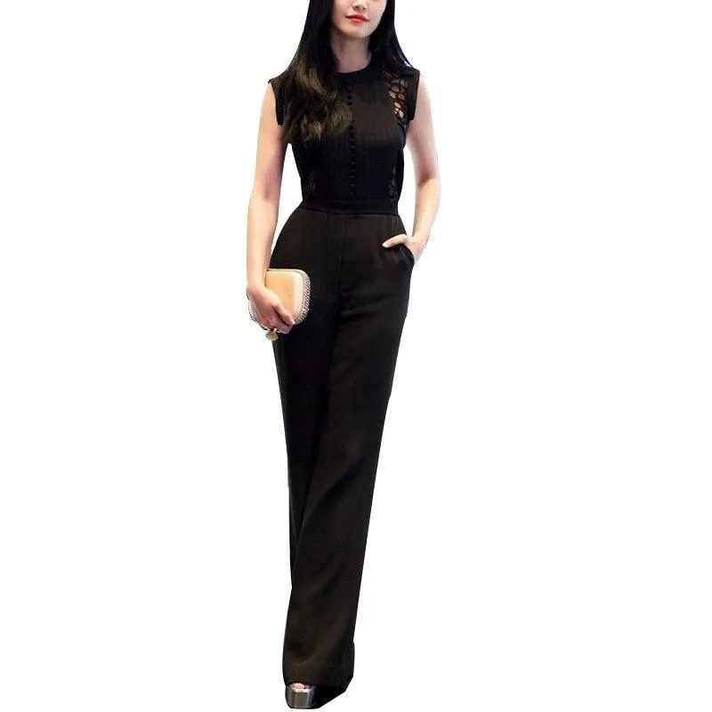 Short Sleeve High Waist Bow knot Slim Jumpsuit