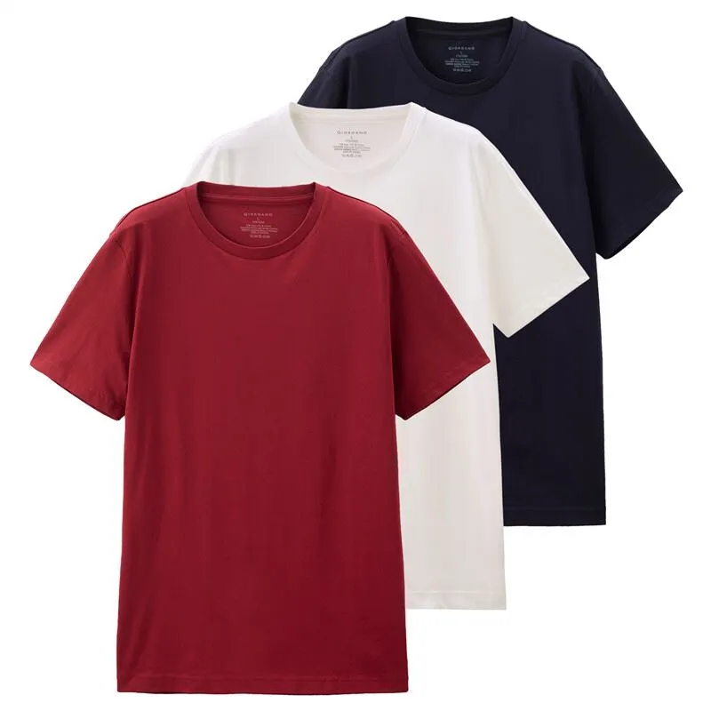 Solid Crewneck Basic Tee (3 Pack)