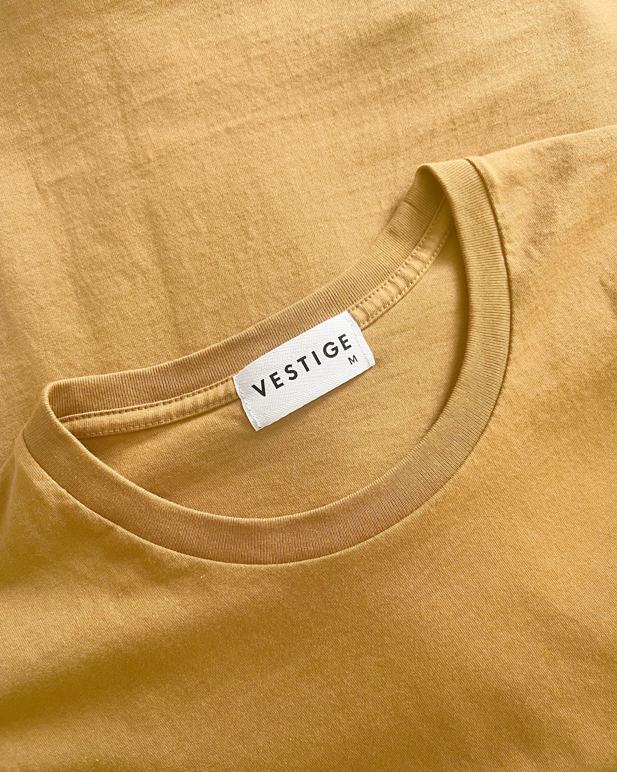 Solid Essential Tee, Golden Mango