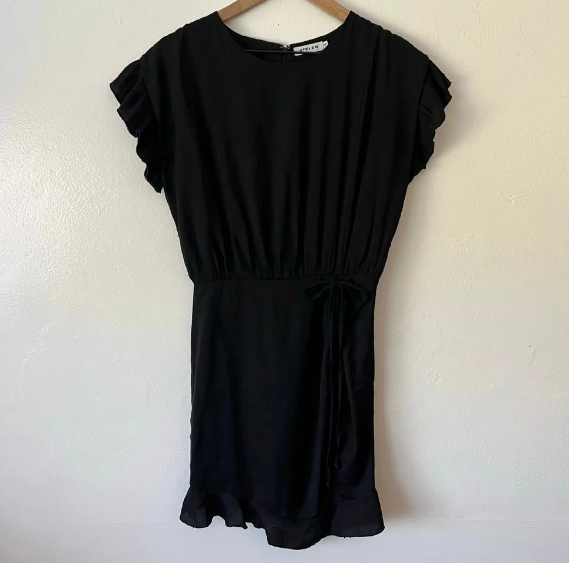 Stelen Conch Kayla Black Cotton Dress