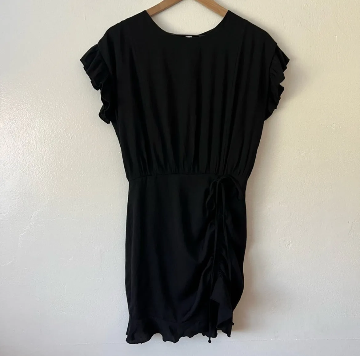 Stelen Conch Kayla Black Cotton Dress