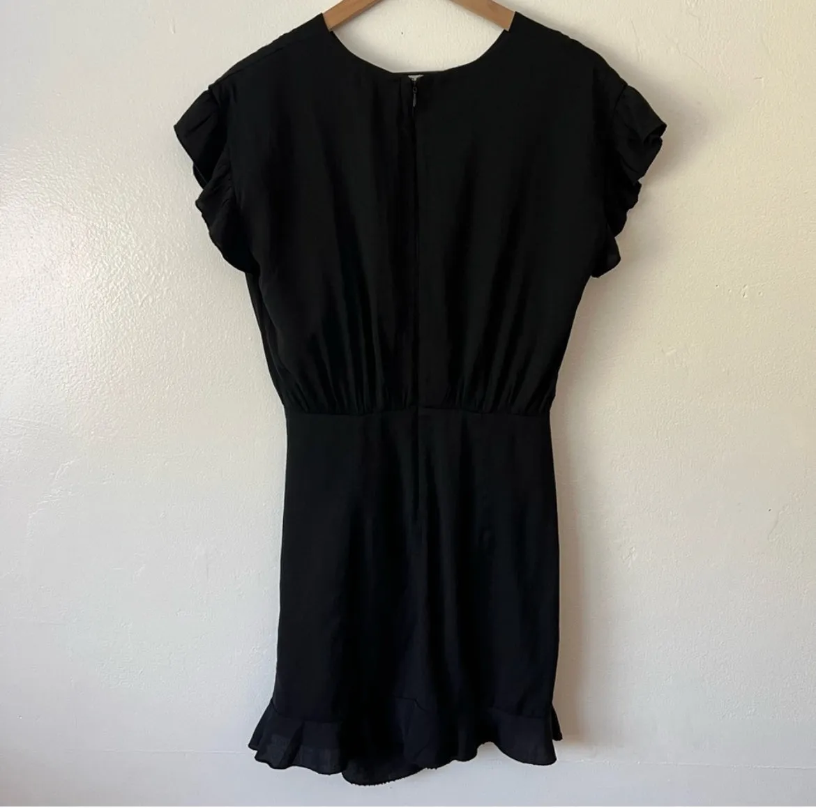 Stelen Conch Kayla Black Cotton Dress