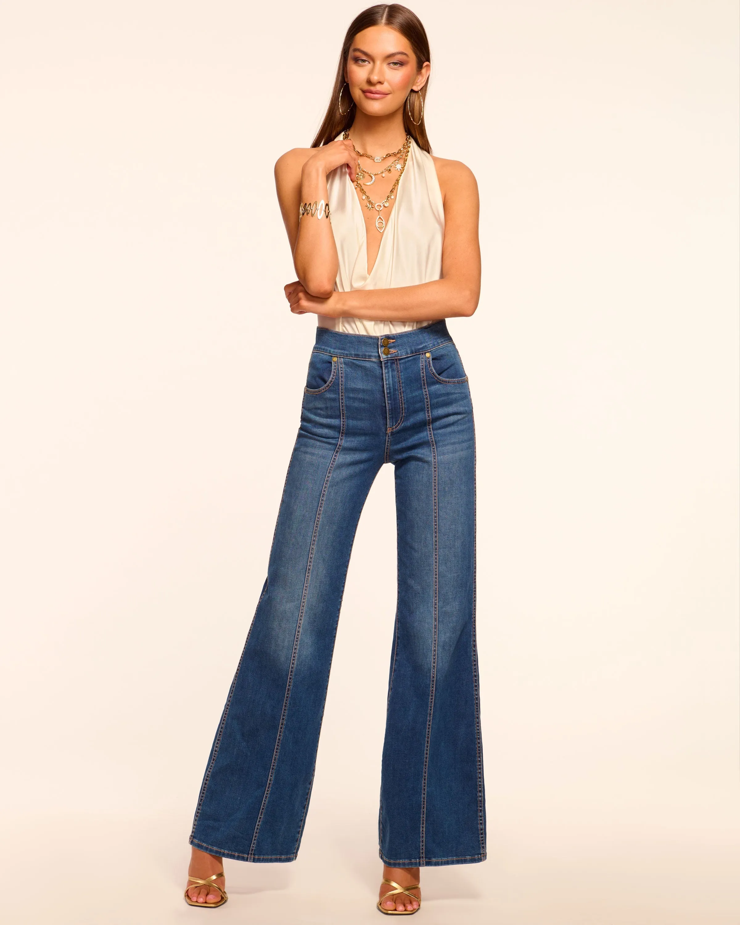 Tina High-Rise Flare Jean