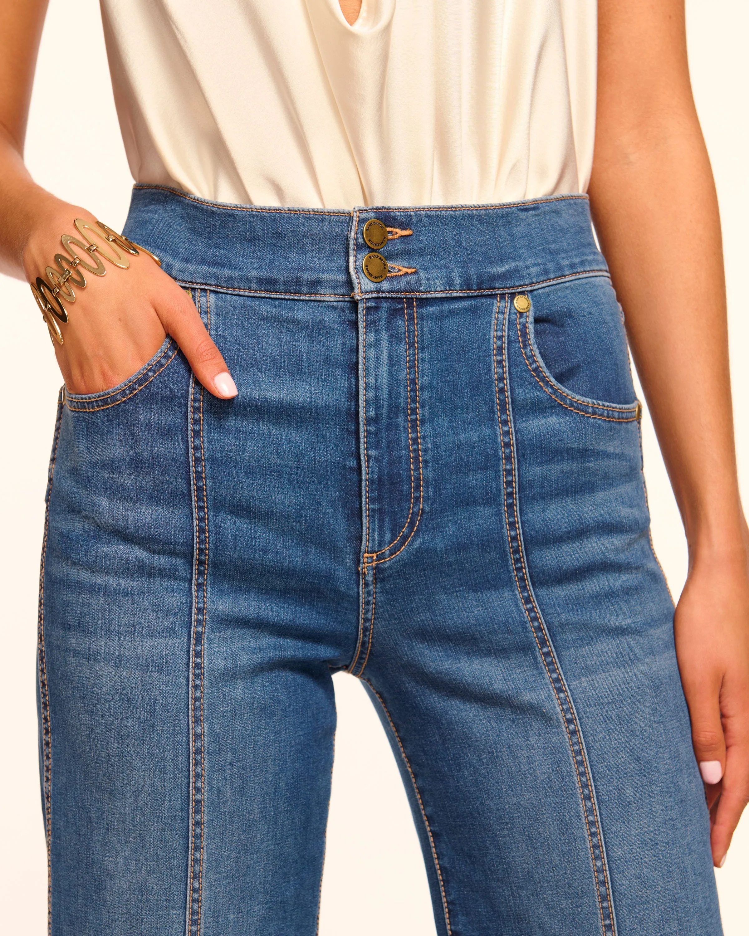 Tina High-Rise Flare Jean