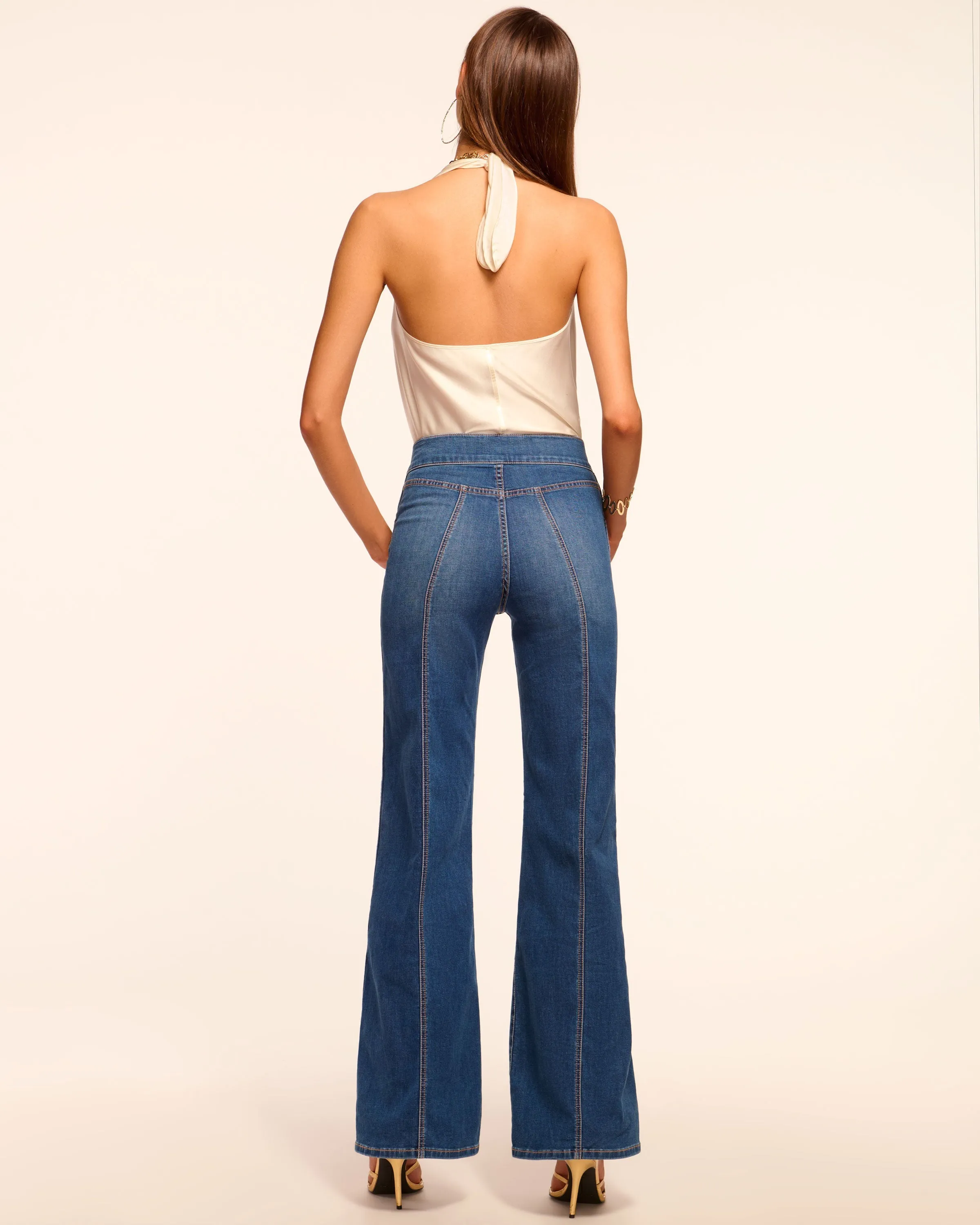 Tina High-Rise Flare Jean